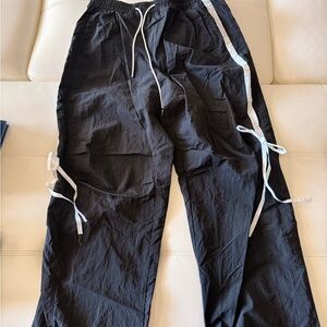 Black Bow Track Pants